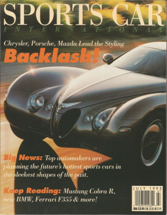 SPORTS CAR INTERNATIONAL 1995 JULY - F355, COBRA R, RETROSTYLING, BMW 740i